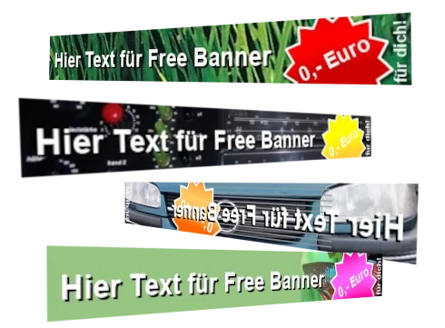 Kostenloser Banner-Generator free Banner